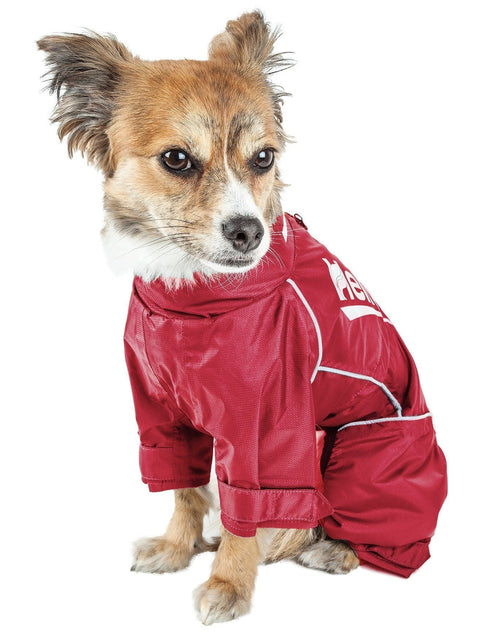 Load image into Gallery viewer, Dog Helios ® 'Hurricanine' Waterproof and Reflective Full Body Dog Coat
