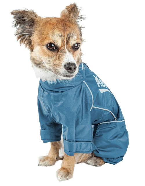 Load image into Gallery viewer, Dog Helios ® 'Hurricanine' Waterproof and Reflective Full Body Dog Coat
