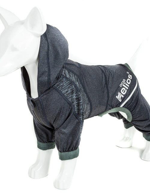 Load image into Gallery viewer, Dog Helios ® 'Namastail' Lightweight 4-Way-Stretch Yoga Performance Dog Tracksuit Hoodie
