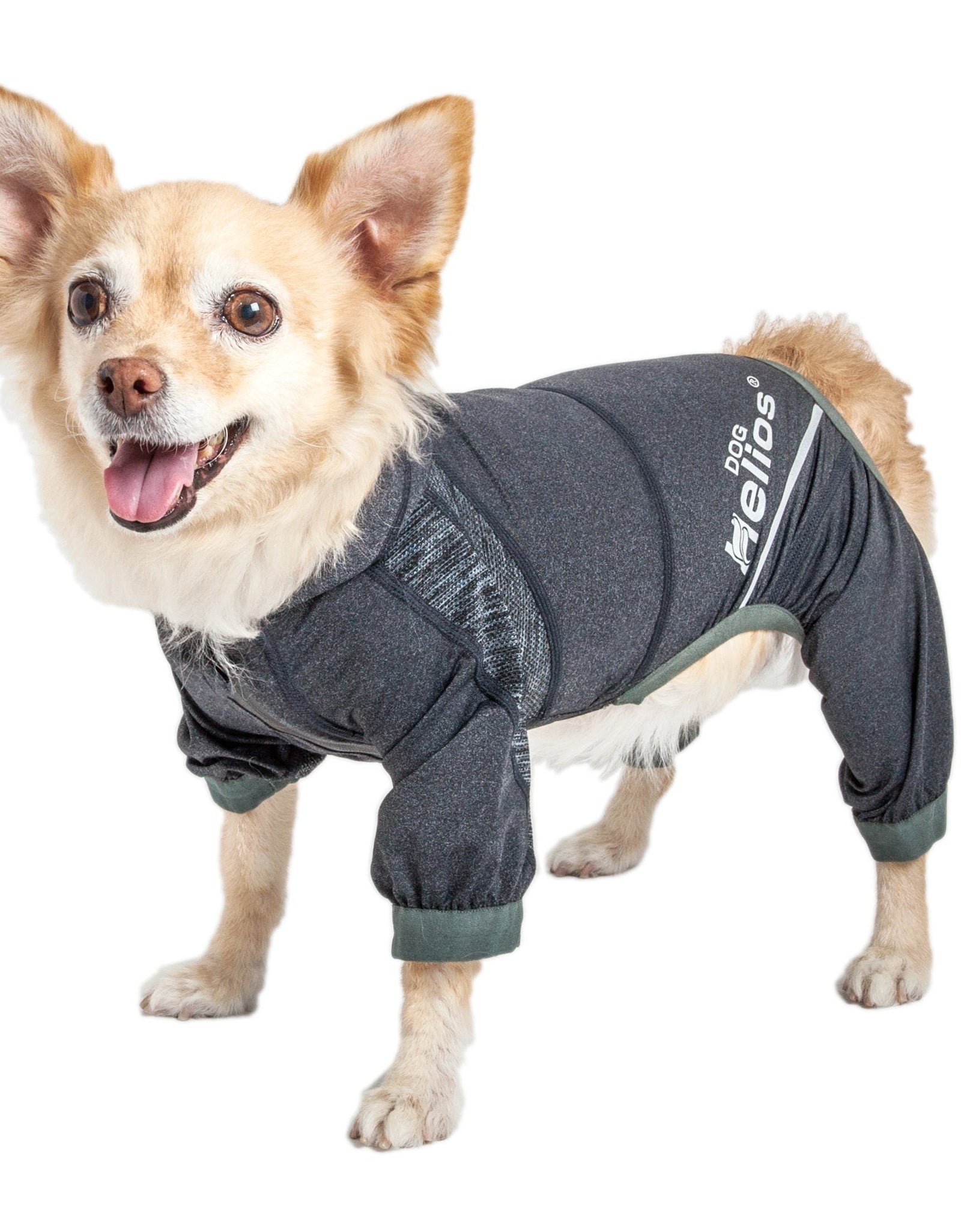 Dog Helios ® 'Namastail' Lightweight 4-Way-Stretch Yoga Performance Dog Tracksuit Hoodie