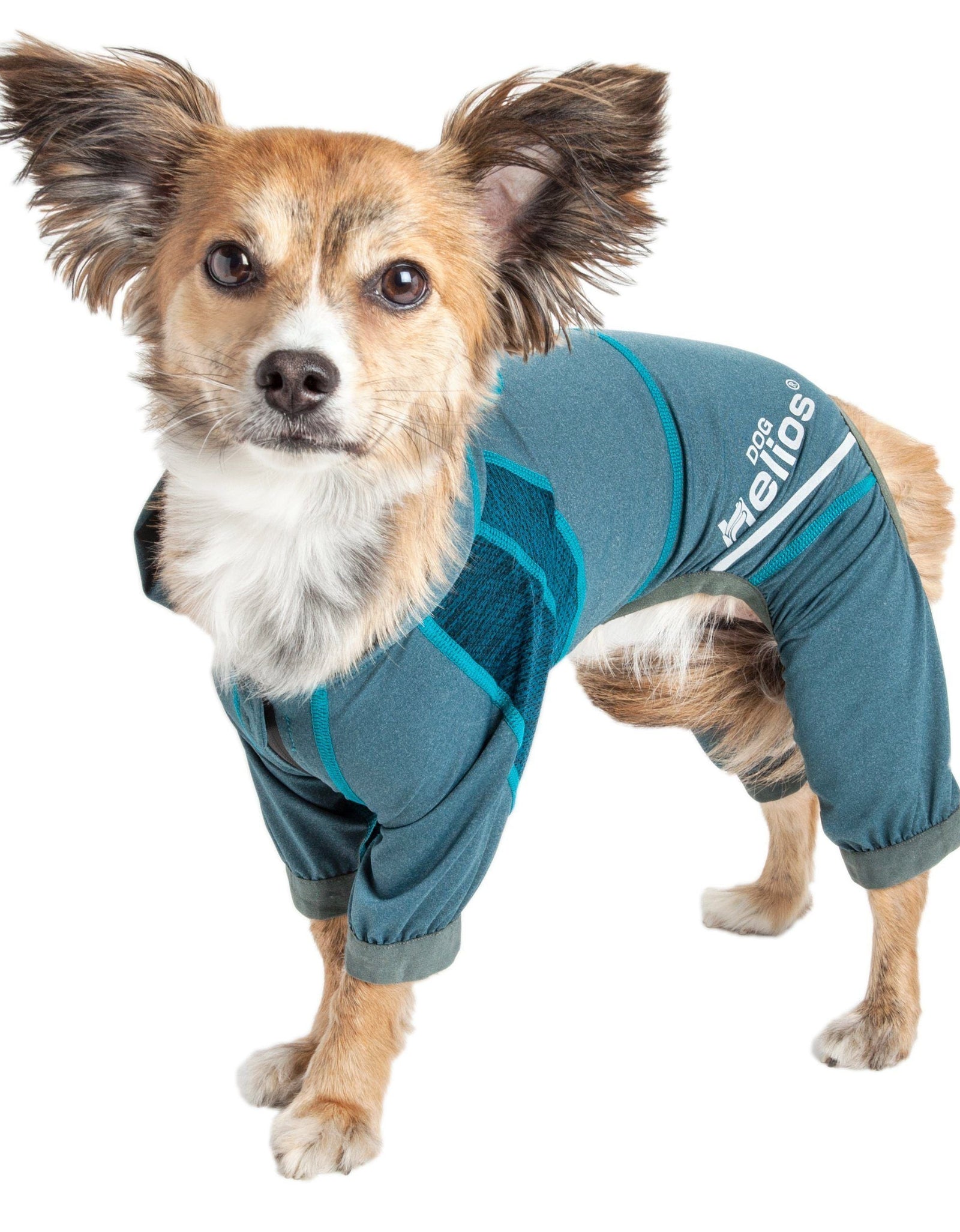 Dog Helios ® 'Namastail' Lightweight 4-Way-Stretch Yoga Performance Dog Tracksuit Hoodie