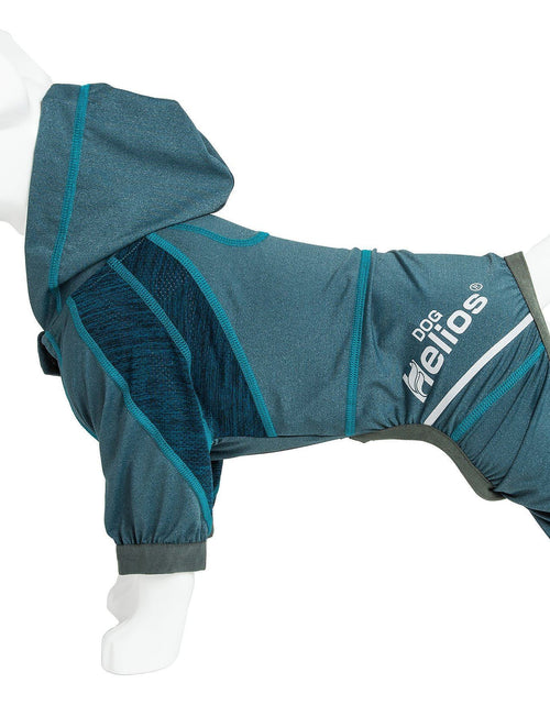 Load image into Gallery viewer, Dog Helios ® 'Namastail' Lightweight 4-Way-Stretch Yoga Performance Dog Tracksuit Hoodie
