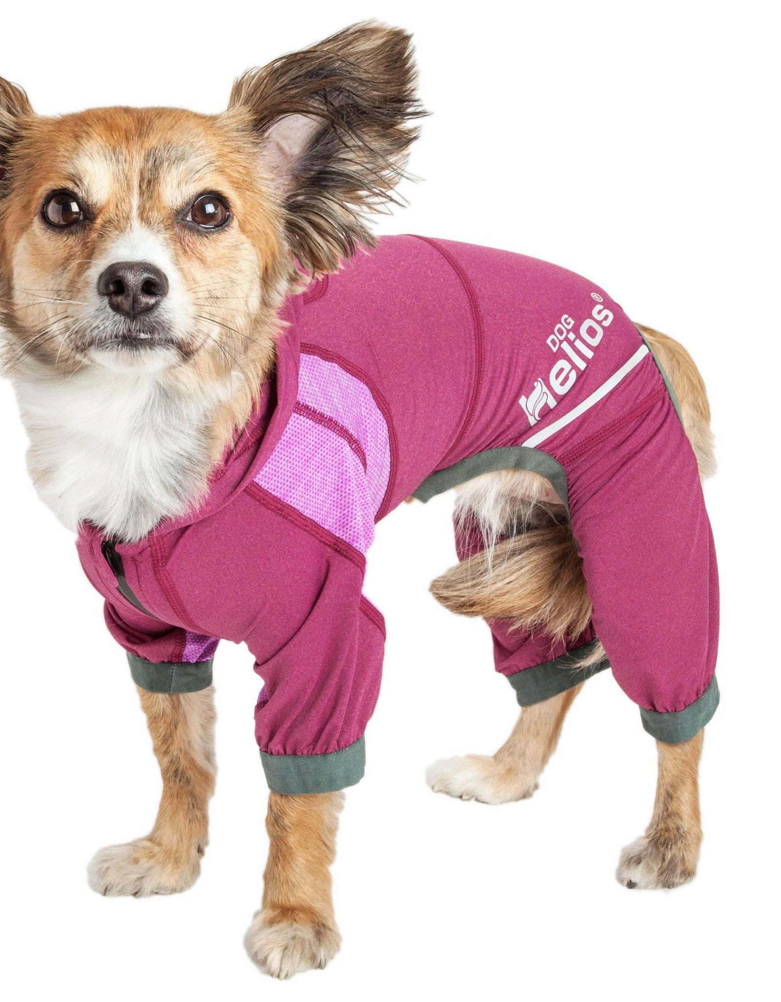 Dog Helios ® 'Namastail' Lightweight 4-Way-Stretch Yoga Performance Dog Tracksuit Hoodie