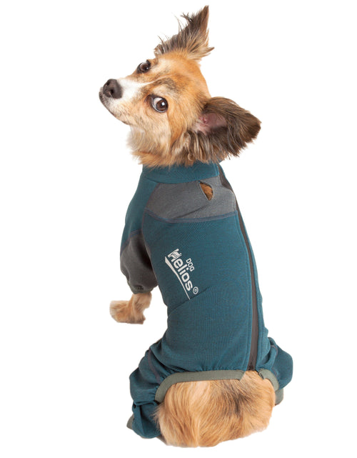 Load image into Gallery viewer, Dog Helios ® 'Rufflex' Mediumweight 4-Way-Stretch Fitness Yoga Dog Tracksuit Jacket
