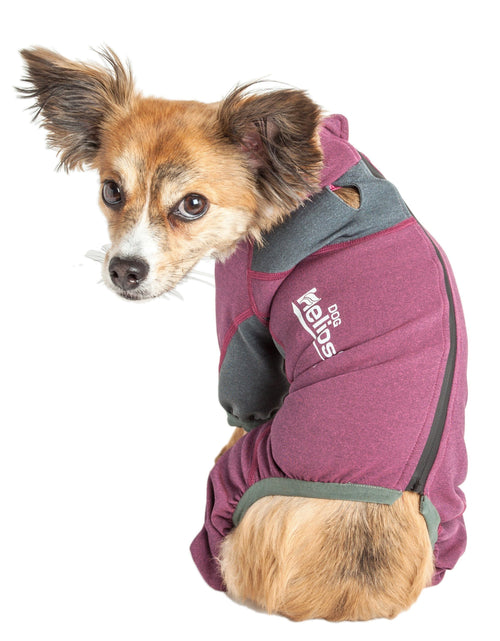 Load image into Gallery viewer, Dog Helios ® 'Rufflex' Mediumweight 4-Way-Stretch Fitness Yoga Dog Tracksuit Jacket
