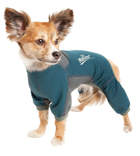 Dog Helios ® 'Rufflex' Mediumweight 4-Way-Stretch Fitness Yoga Dog Tracksuit Jacket