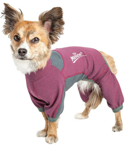 Dog Helios ® 'Rufflex' Mediumweight 4-Way-Stretch Fitness Yoga Dog Tracksuit Jacket