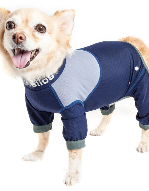 Load image into Gallery viewer, Dog Helios ® 'Tail Runner' Lightweight 4-Way-Stretch Breathable Yoga Dog Tracksuit
