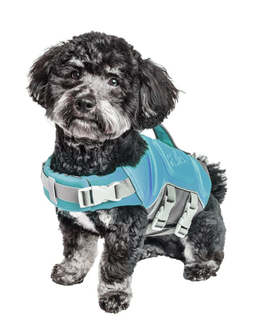 Load image into Gallery viewer, Dog Helios ® 'Tidal Guard' Multi-Point Strategically-Stitched Reflective Pet Dog Life Jacket Vest
