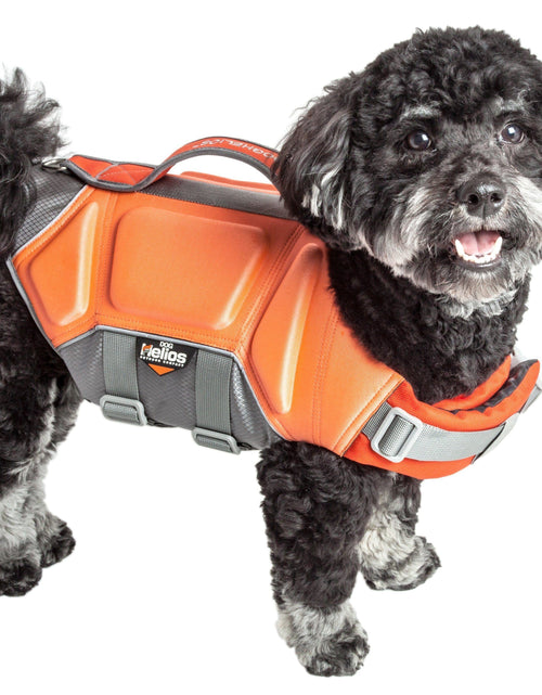 Load image into Gallery viewer, Dog Helios ® 'Tidal Guard' Multi-Point Strategically-Stitched Reflective Pet Dog Life Jacket Vest
