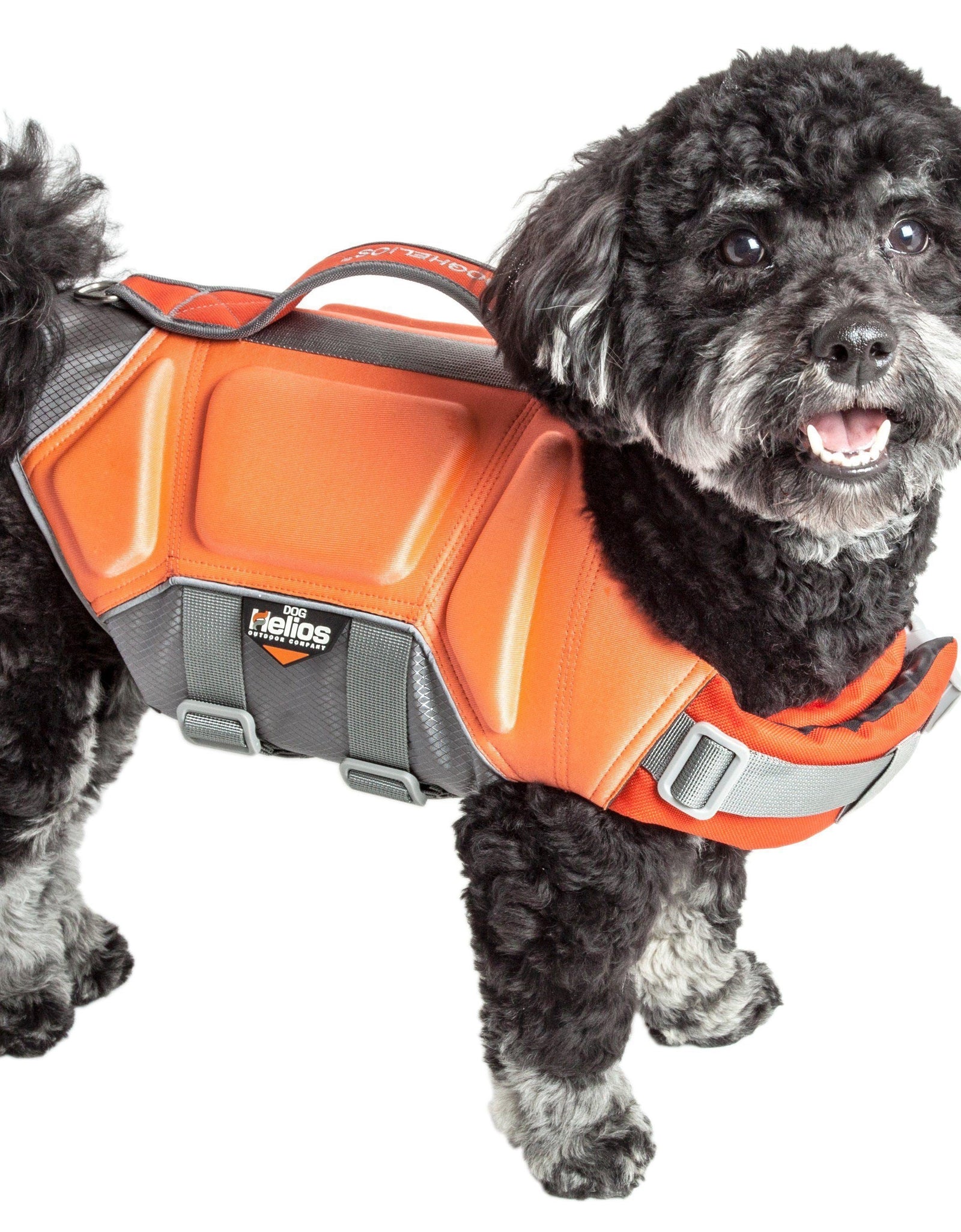 Dog Helios ® 'Tidal Guard' Multi-Point Strategically-Stitched Reflective Pet Dog Life Jacket Vest