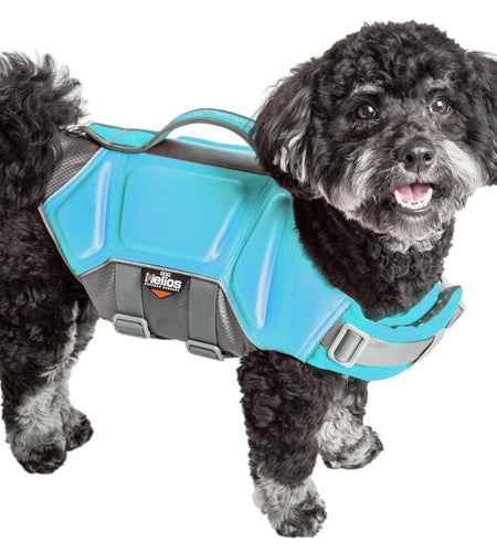 Dog Helios ® 'Tidal Guard' Multi-Point Strategically-Stitched Reflective Pet Dog Life Jacket Vest