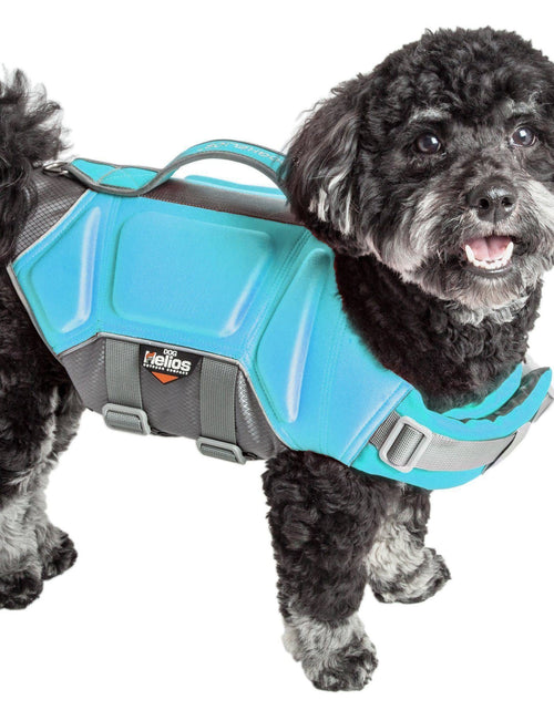 Load image into Gallery viewer, Dog Helios ® 'Tidal Guard' Multi-Point Strategically-Stitched Reflective Pet Dog Life Jacket Vest
