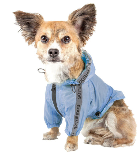 Dog Helios ® 'Torrential Shield' Adjustable and Waterproof Dog Raincoat Poncho