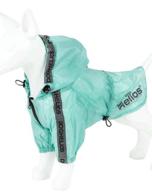 Load image into Gallery viewer, Dog Helios ® 'Torrential Shield' Adjustable and Waterproof Dog Raincoat Poncho
