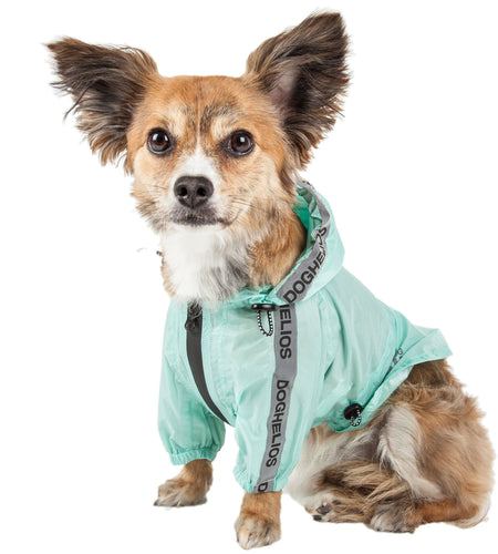Dog Helios ® 'Torrential Shield' Adjustable and Waterproof Dog Raincoat Poncho