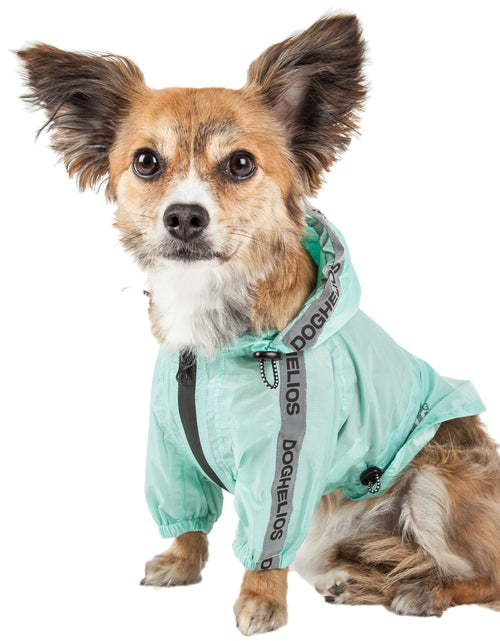 Load image into Gallery viewer, Dog Helios ® 'Torrential Shield' Adjustable and Waterproof Dog Raincoat Poncho
