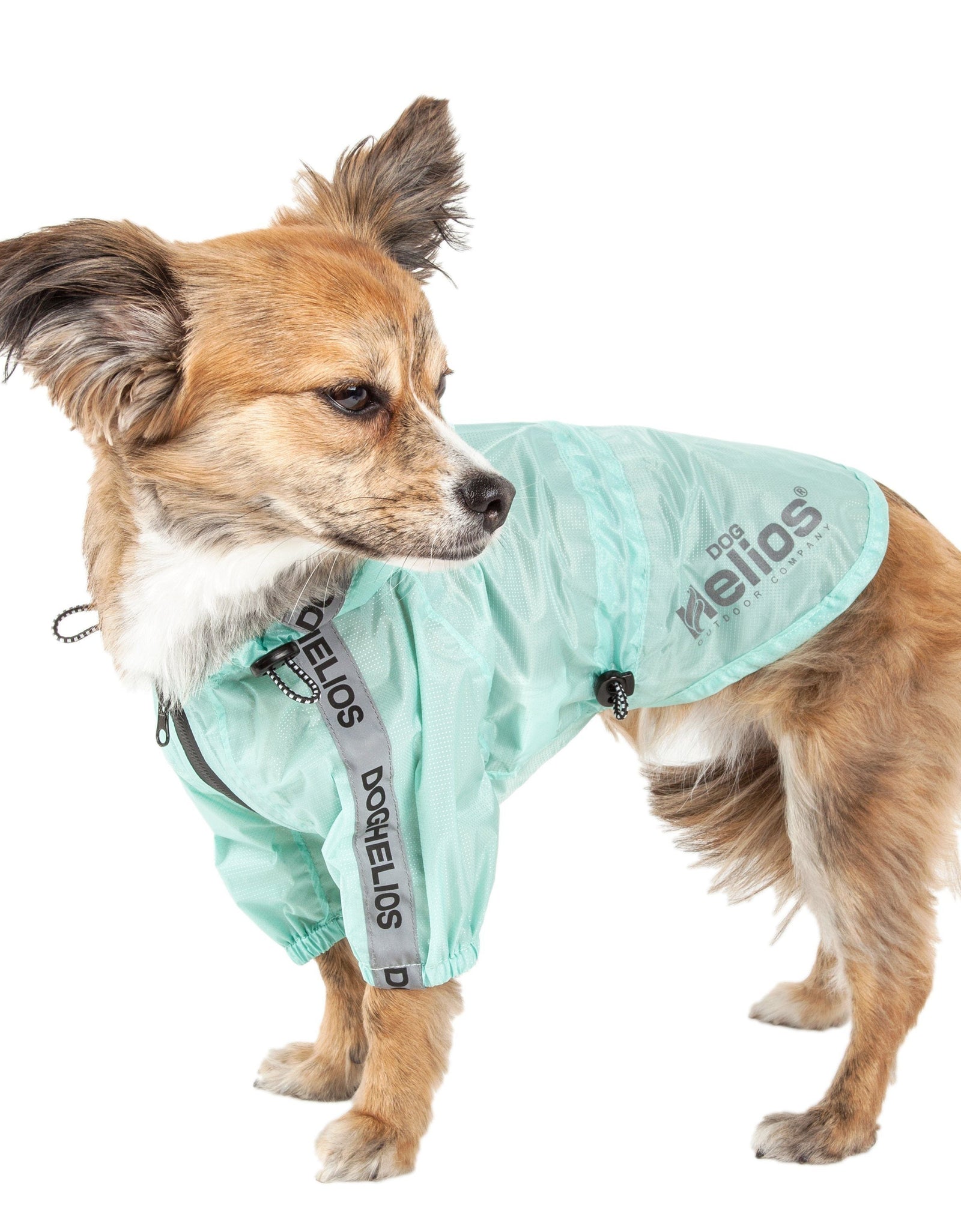 Dog Helios ® 'Torrential Shield' Adjustable and Waterproof Dog Raincoat Poncho