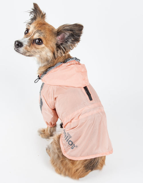 Load image into Gallery viewer, Dog Helios ® 'Torrential Shield' Adjustable and Waterproof Dog Raincoat Poncho
