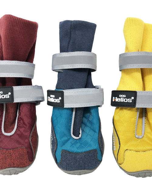 Load image into Gallery viewer, Dog Helios 'Traverse' Premium Grip High-Ankle Outdoor Dog Boots - Set Of 4

