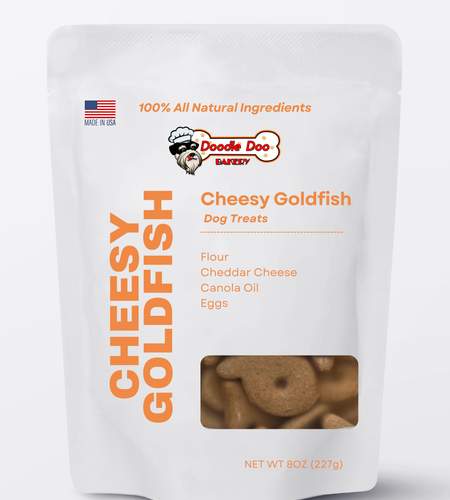 Homemade Dog Treats - Cheesy Goldfish 1/2lb 🐶