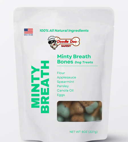 🍃Homemade Dog Treats - Minty Breath Blend Dog Snacks 1/2lb.