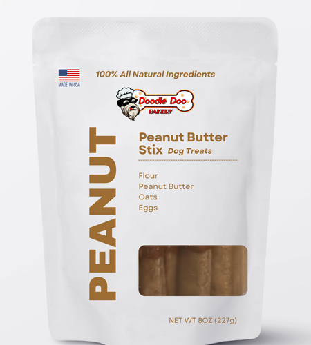 🥜 Homemade Dog Treats - Peanut Butter Stix Treat 1/2lb