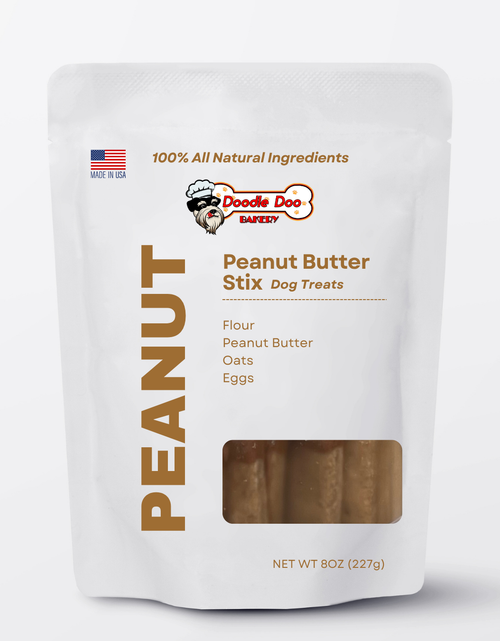 Load image into Gallery viewer, 🥜 Homemade Dog Treats - Peanut Butter Stix Treat 1/2lb
