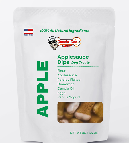 Homemade Dog Treats - 🍏 Applesauce Dips Treat 1/2lb 🍦