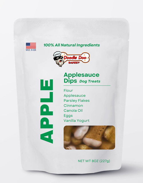 Load image into Gallery viewer, Homemade Dog Treats - 🍏 Applesauce Dips Treat 1/2lb 🍦
