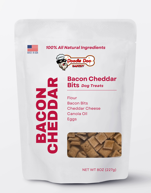 Load image into Gallery viewer, Homemade Dog Treats - 🥓 Bacon Cheddar Bits Treat 1/2lb

