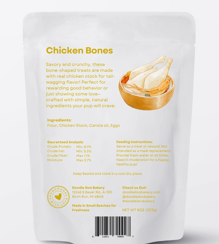 🍗Homemade Dog Treats - Chicken Treat 1/2lb
