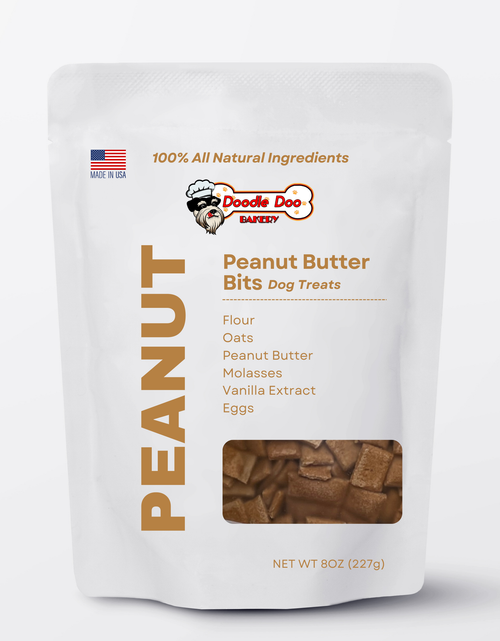 Load image into Gallery viewer, Homemade Dog Treats - 🥜 Peanut Butter Bits Dog Biscuits 1/2lb
