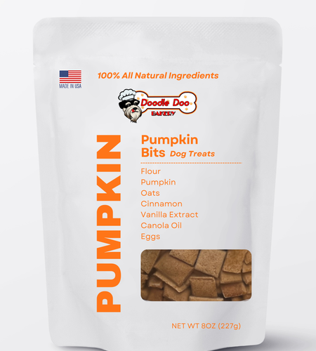 Homemade Dog Treats - 🎃 Pumpkin Bits Dog Biscuits 1/2lb