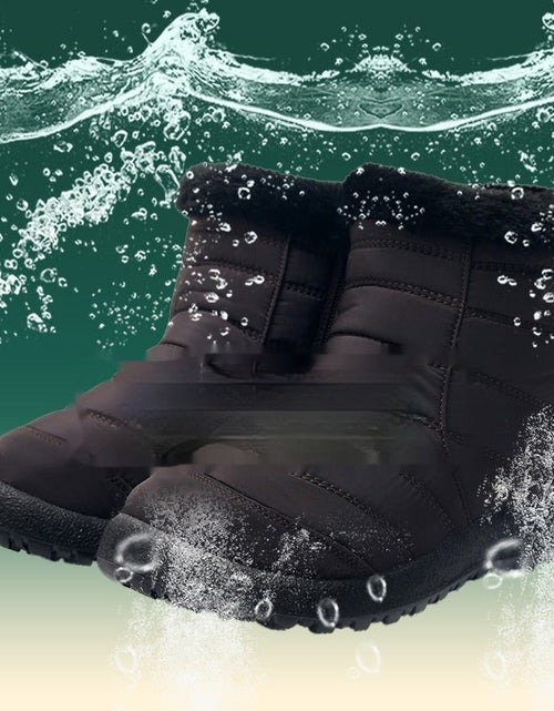 Load image into Gallery viewer, Women’s Thickened Cotton Snow Boots – Waterproof Warm Winter Boots

