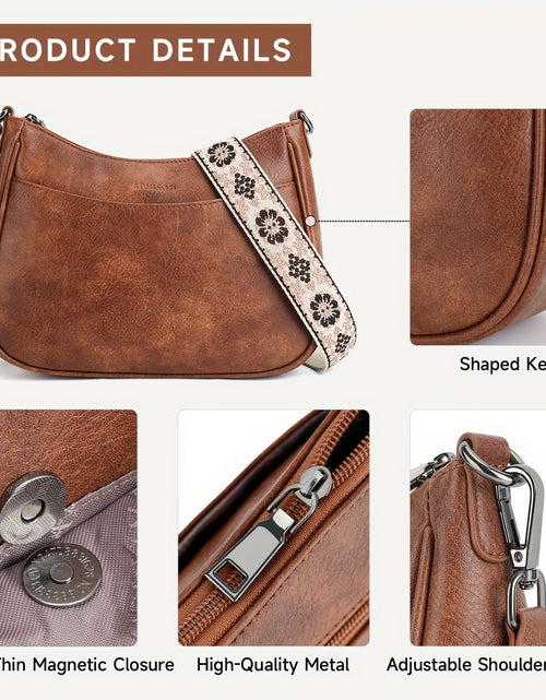 Load image into Gallery viewer, Vintage Crossbody Bag Chic Shoulder Purse Adjustable Strap
