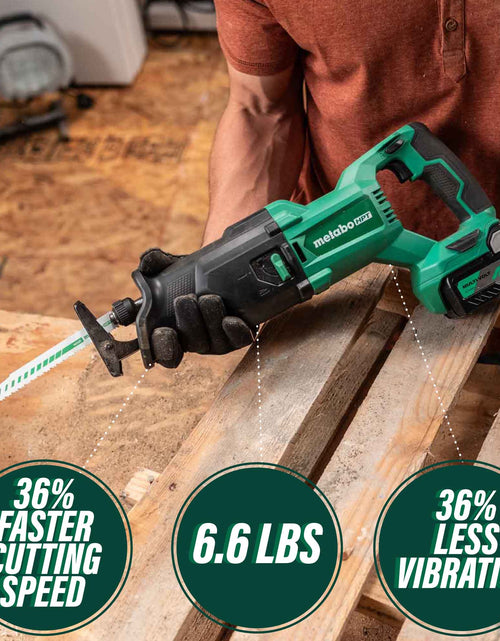 Load image into Gallery viewer, Metabo HPT CR18DBQ4M 18V MultiVolt Cordless Reciprocating Saw (Tool Body Only)

