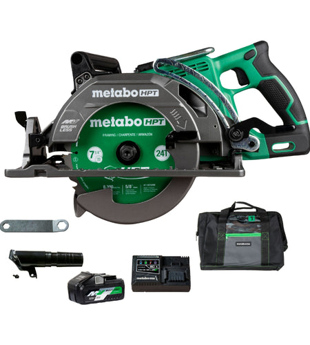 Metabo HPT C3607DWAM 7-1/4 Inch Rear Handle Circular Saw