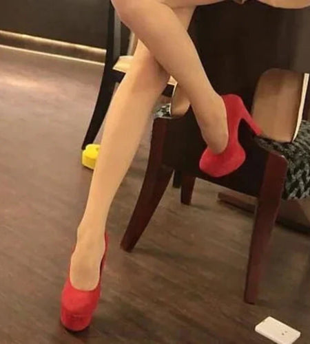 Princess High Heels - Stylish Chunky Platform Shoes