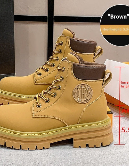 Load image into Gallery viewer, Women’s Genuine Leather Martin Boots

