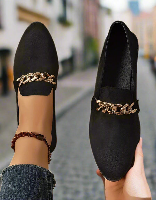 Load image into Gallery viewer, Women’s Pointed Toe Chunky Heel Shoes
