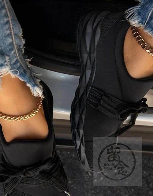 Load image into Gallery viewer, Women’s Laced Summer Sneakers – Lightweight Breathable Casual Shoes
