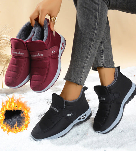 Women’s Fleece-Lined Insulated Snow Boots – Warm Winter Anti-Slip Boots