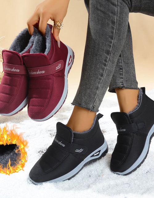 Load image into Gallery viewer, Women’s Fleece-Lined Insulated Snow Boots – Warm Winter Anti-Slip Boots
