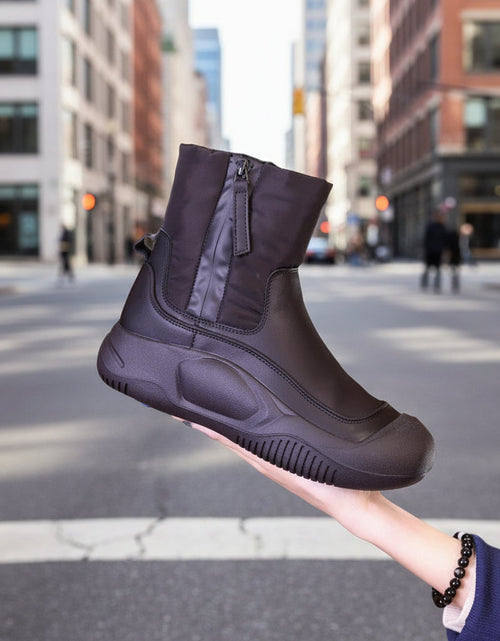 Load image into Gallery viewer, Women’s Plush Snow Boots – Waterproof Side-Zip Winter Boots
