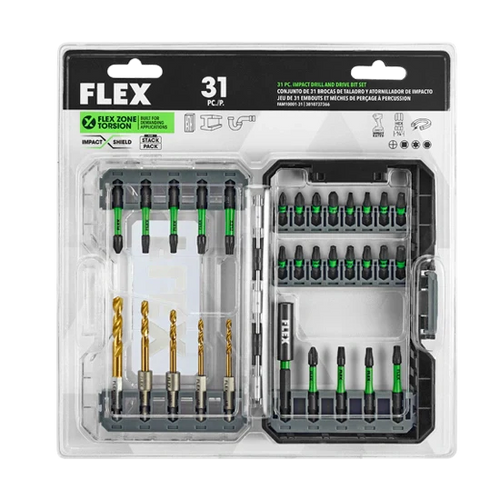 Load image into Gallery viewer, FLEX FAM10001-31 31pc. Impact Drill and Drive Bit Set
