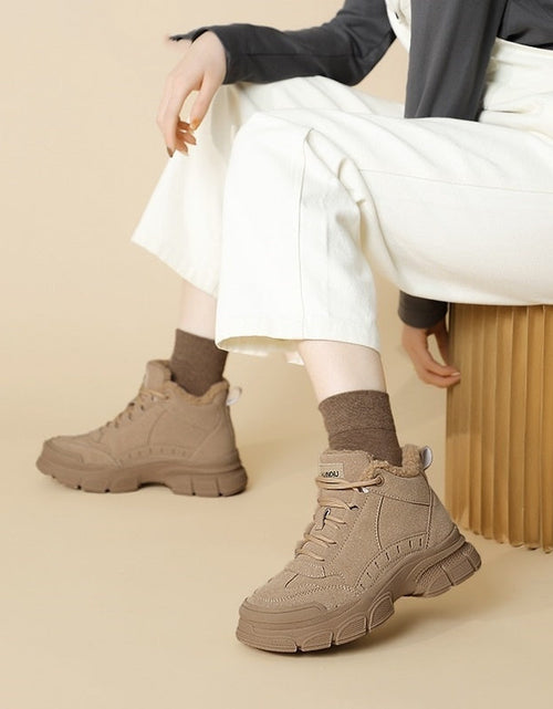 Load image into Gallery viewer, Women’s Non-Slip Snow Boots | Plus-Velvet Thickened Martin Style Winter Boots
