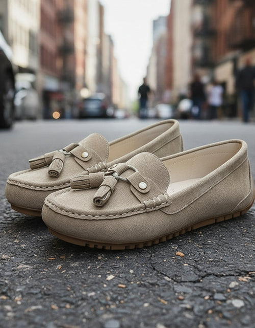 Load image into Gallery viewer, Soft-Bottom Non-Slip Slip-On Loafer Flats — Women’s Easy Comfort Shoes
