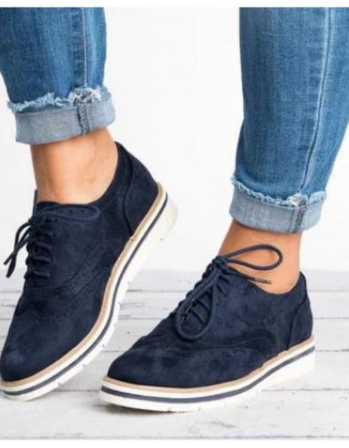 Load image into Gallery viewer, Women’s Retro British-Style Casual Shoes – Chic Everyday Sneakers
