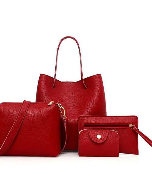 Load image into Gallery viewer, Fashionable 4-Piece Bucket Tote Bag Set (New Arrival)
